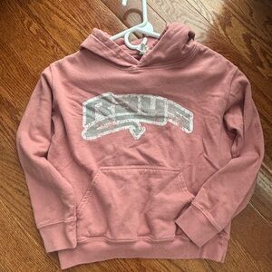 Stingrays Cheer Dusty Pink Graphic Hoodie